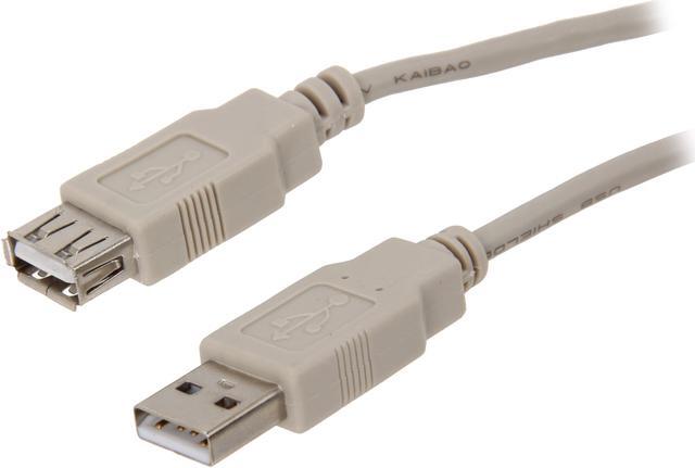 Main image of Nippon Labs 6 ft. USB cable A/Male to A/Female extension USB 6ft cable Model USB-6-MF 6 feet