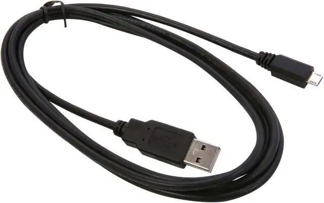 Alt view image 2 of 3 - Nippon Labs Black 6 ft. A/Male to Micro B/Male 6ft Cable Model USB-6-Micro 6 feet
