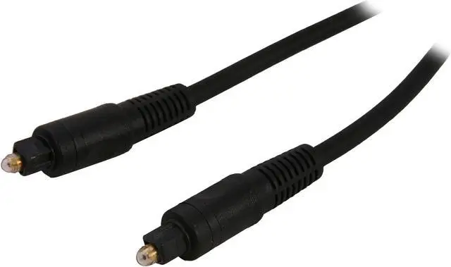 Main image of Nippon Labs PT-12 12 FT. Pro A/V Premium Toslink Digital Optical SPDIF Audio Cable Male to Male, Black