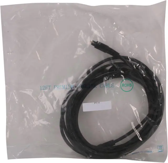Alt view image 3 of 3 - Nippon Labs PT-12 12 FT. Pro A/V Premium Toslink Digital Optical SPDIF Audio Cable Male to Male, Black
