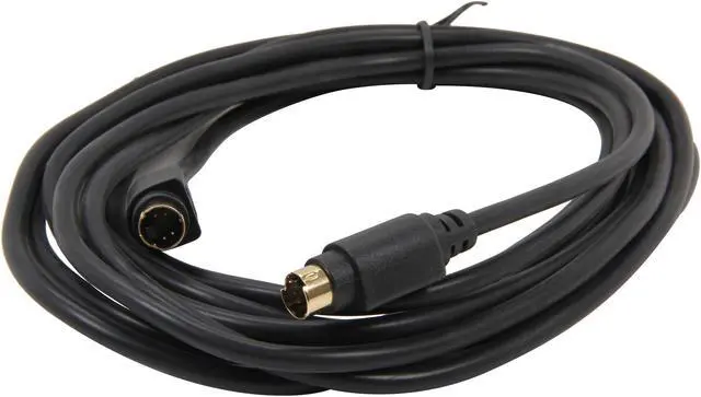 Alt view image 2 of 3 - Nippon Labs 12 ft. Din4 Coaxial S-VIDEO Cable M/M 12ft Model SVHS-12MM 12 feet