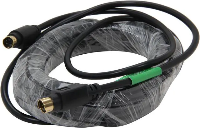Alt view image 2 of 3 - Nippon Labs 25 ft. Din4 Coaxial S-VIDEO Cable M/M 25ft Model SVHS-25MM 25 feet