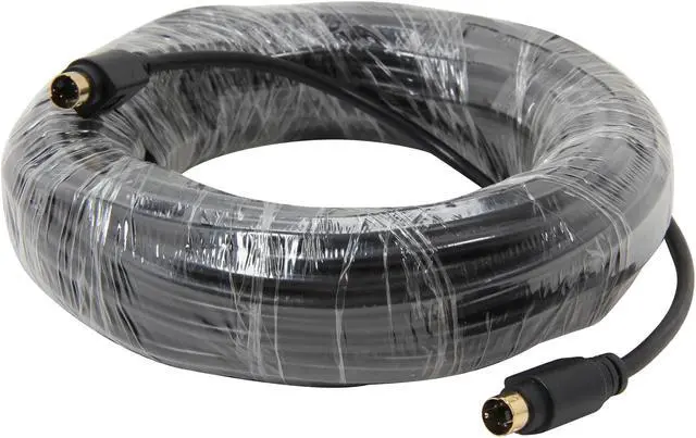 Alt view image 2 of 3 - Nippon Labs 75 ft. Din4 Coaxial S-VIDEO Cable M/M Model SVHS-75MM