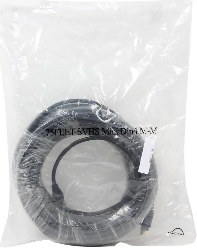 Alt view image 3 of 3 - Nippon Labs 75 ft. Din4 Coaxial S-VIDEO Cable M/M Model SVHS-75MM