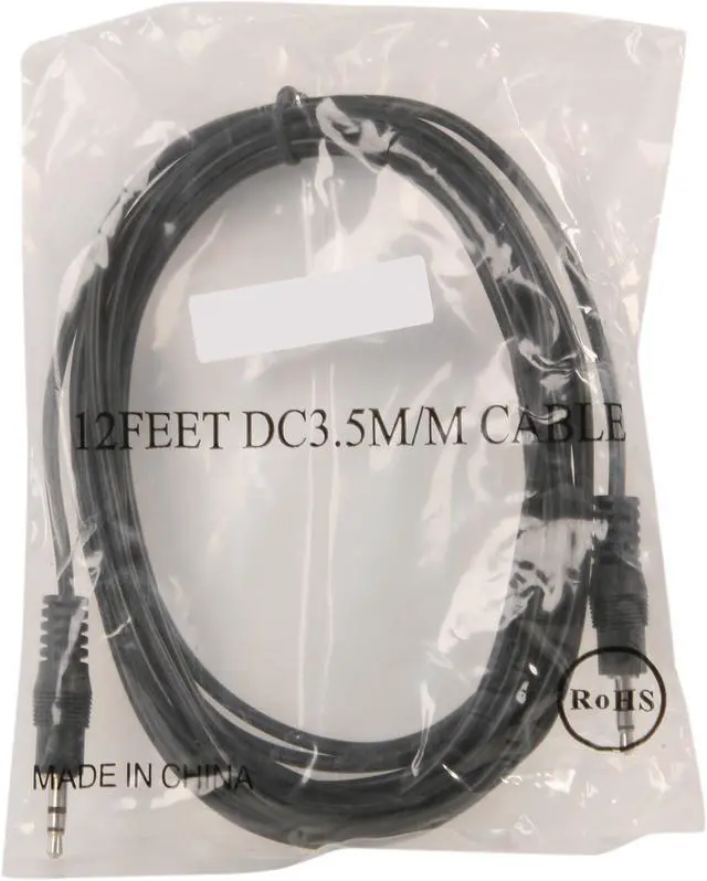 Alt view image 3 of 3 - Nippon Labs 12 ft. Premium 3.5mm Audio Stereo Speaker Cable M/M 12ft Model SPC-12MM 12 feet