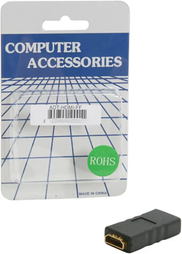 Alt view image 9 of 9 - Nippon Labs AD-HDMI-FF HDMI Female to Female Extender Adapter Coupler