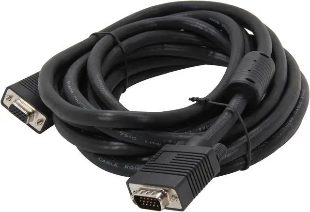 Alt view image 2 of 3 - Nippon Labs SVGA-15MF 15 ft. SVGA Male to Female Coaxial SVGA cable