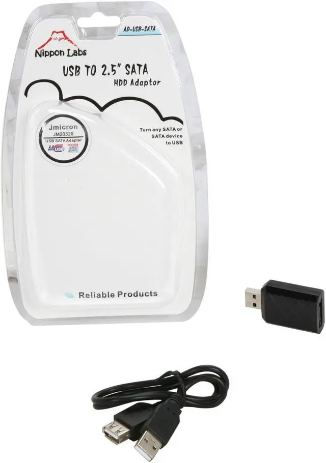 Alt view image 6 of 6 - Nippon Labs AD-USB-SATA USB to SATA HDD Bridge Adapter