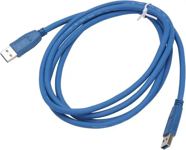 Alt view image 2 of 2 - Nippon Labs USB3-6MM 6 ft. Blue USB 3.0 A Male to A Male 6ft Cable 6 feet