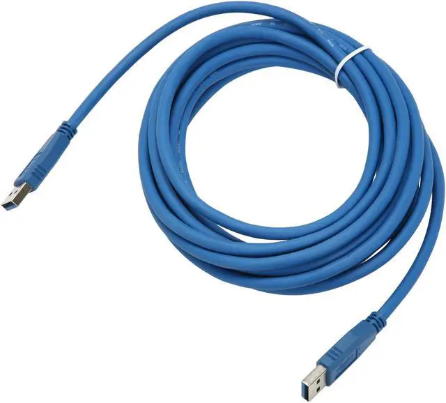 Alt view image 2 of 2 - Nippon Labs USB3-15MM 15 ft. Blue 15ft USB 3.0 A Male to A Male Cable 15 feet