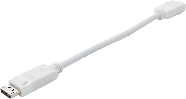 Alt view image 2 of 3 - Nippon Labs DP-HDMI-25MF 9.84" White Display Port to HDMI Cable Male to Female