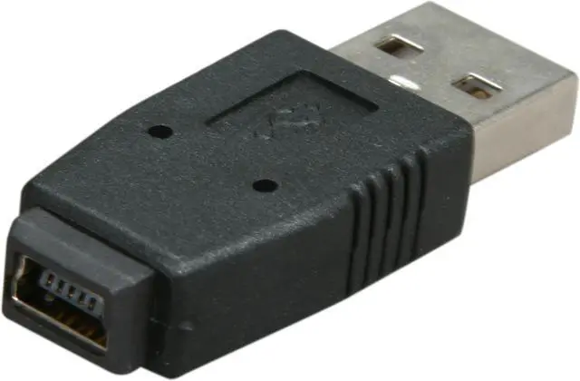 Alt view image 2 of 2 - Nippon Labs AD-USBAMINB-MF Type A USB Male to Mini B Female Adapter Converter - OEM