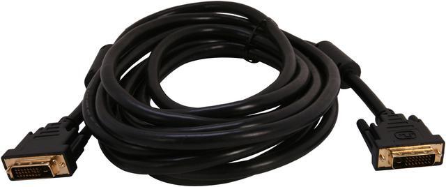 Alt view image 2 of 3 - Nippon Labs DVI15DD 15 ft. DVI D Dual Link (24 + 1) Male to Male Cable, Black