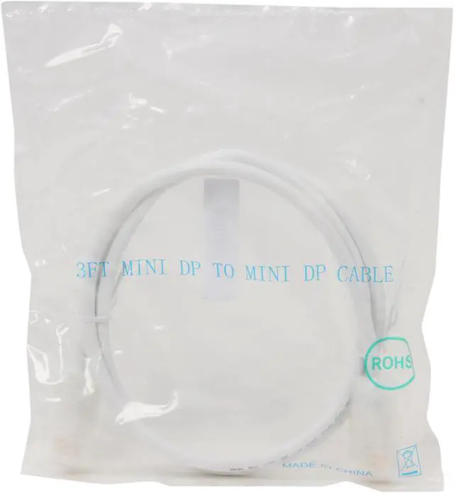 Alt view image 3 of 3 - Nippon Labs Model MINIDP-3-MM 3 ft. Mini DisplayPort to Mini DisplayPort 3ft Cable M-M 3 feet- OEM