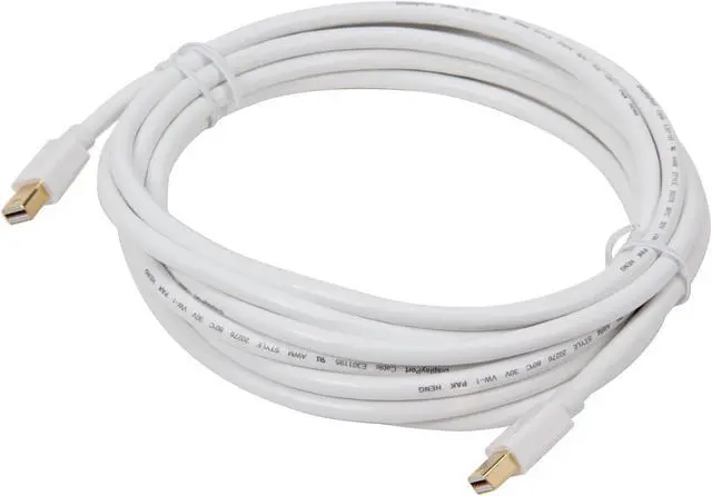 Alt view image 2 of 3 - Nippon Labs Model MINIDP-10-MM 10 ft. Mini DisplayPort to Mini DisplayPort 10ft Cable M-M 10 feet- OEM
