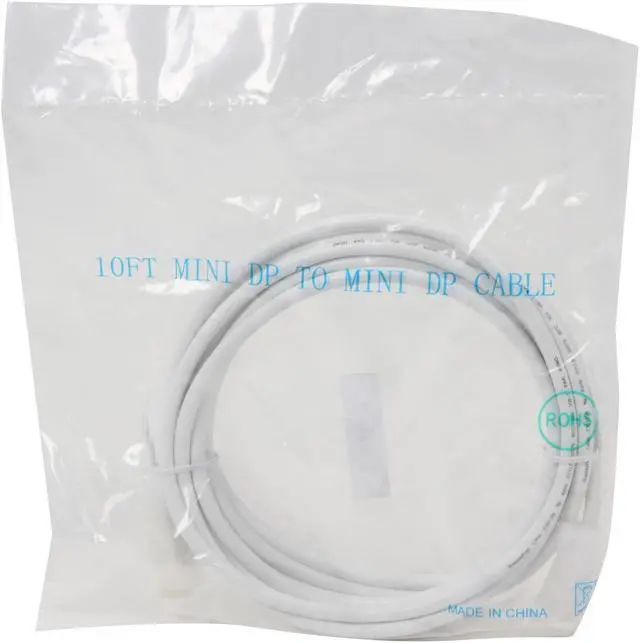 Alt view image 3 of 3 - Nippon Labs Model MINIDP-10-MM 10 ft. Mini DisplayPort to Mini DisplayPort 10ft Cable M-M 10 feet- OEM