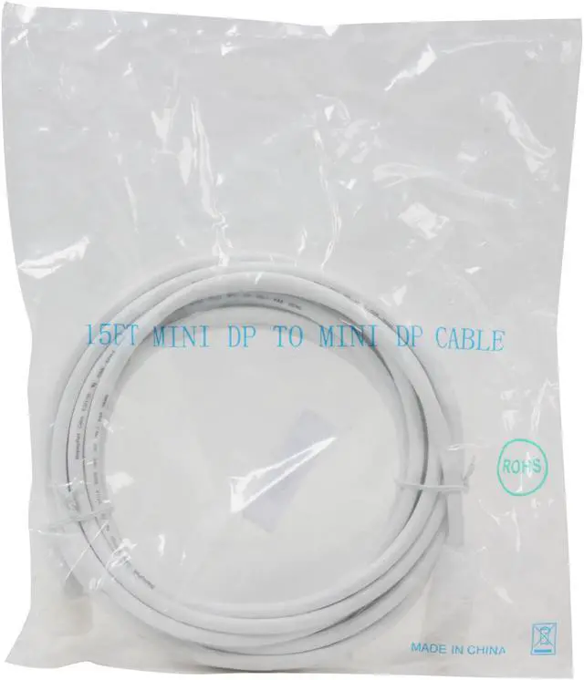 Alt view image 3 of 3 - Nippon Labs 15ft Model MINIDP-15-MM 15 ft. Mini DisplayPort to Mini DisplayPort Cable M-M 15 feet- OEM