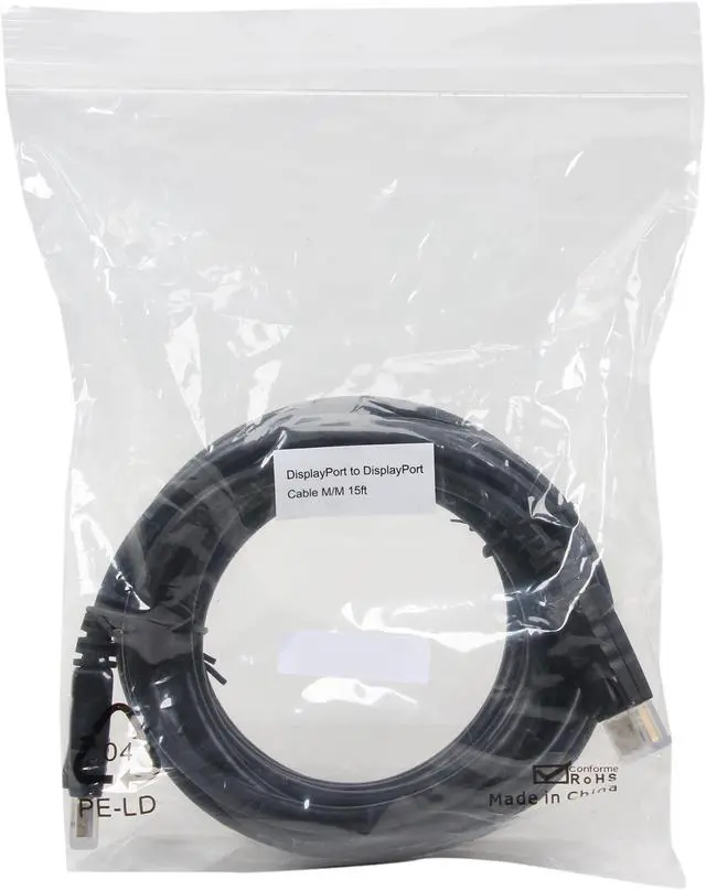 Alt view image 3 of 3 - Nippon Labs DisplayPort Cable, DP Cable 15ft. [4K@60Hz, 2K@165Hz, 2K@144Hz], Display Port Cable 1.2 High Speed DisplayPort to DisplayPort Cable Compatible 3D, Laptop, PC, Gaming Monitor