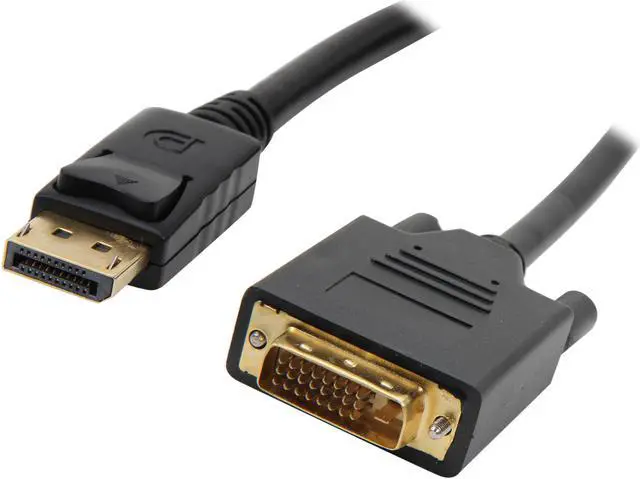 Main image of Nippon Labs DP-DVI-10 10 ft. DP DisplayPort Male to DVI-D Male Converter Cable, Black - DP to DVI Adapter - 1920 x 1200