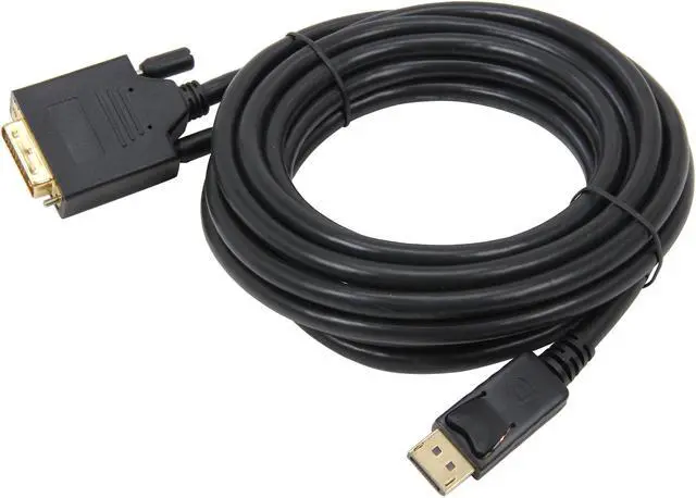 Alt view image 2 of 3 - Nippon Labs DP-DVI-15 15 ft. DisplayPort Male to DVI-D Male Converter Cable, Black - DP to DVI Adapter - 1920 x 1200