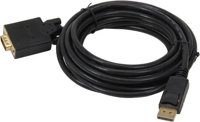 Alt view image 2 of 3 - Nippon Labs Model DP-VGA-15 15 ft. DisplayPort to VGA 28 AWG 15ft Cable M-M 15 feet- OEM