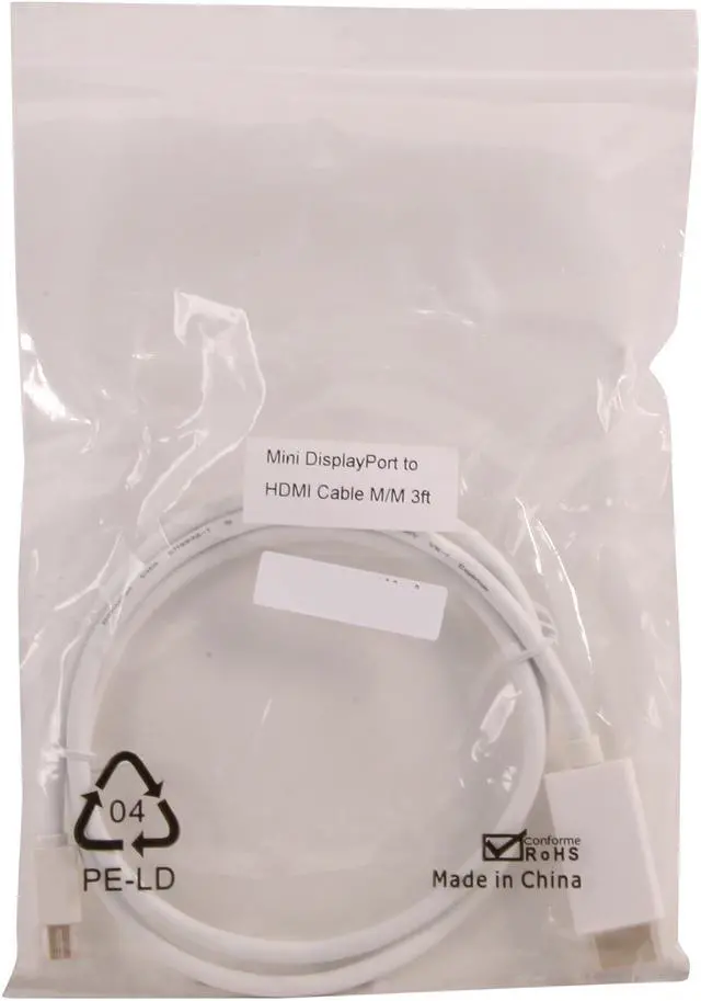 Alt view image 3 of 3 - Nippon Labs Model MINIDP-HDMI-3 3 ft. Mini DisplayPort to HDMI® 3ft 32 AWG Cable M-M 3 feet- OEM