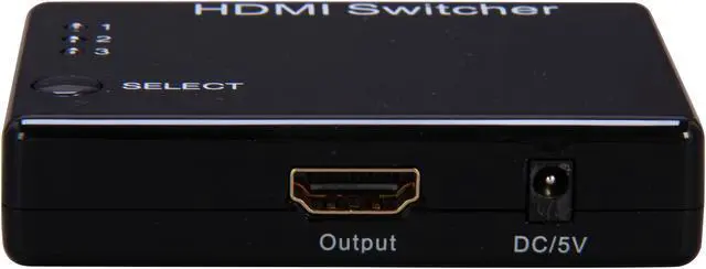 Alt view image 4 of 8 - Nippon Labs HDMI-3X1-SWT HDMI Switch Hub with 1 Output Female Port and 3 Input Female Port, Black