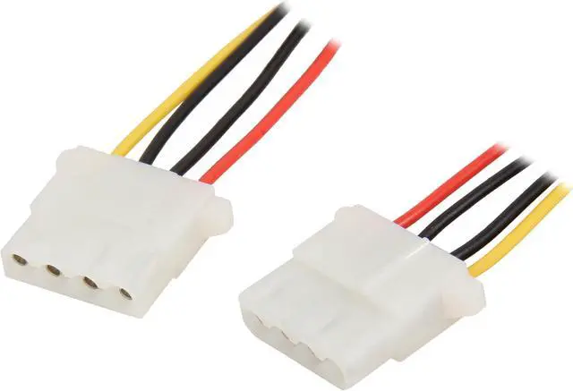 Main image of Nippon Labs POW-04412 8" Molex 5.25 Female to Female Power Supply Cable