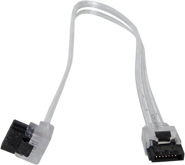 Alt view image 2 of 3 - Nippon Labs SATA3L0.8FT-90/180SL 0.8 ft. SATA III Cable w/ Locking Latch (90 degree to 180 degree) 0.8 feet- OEM