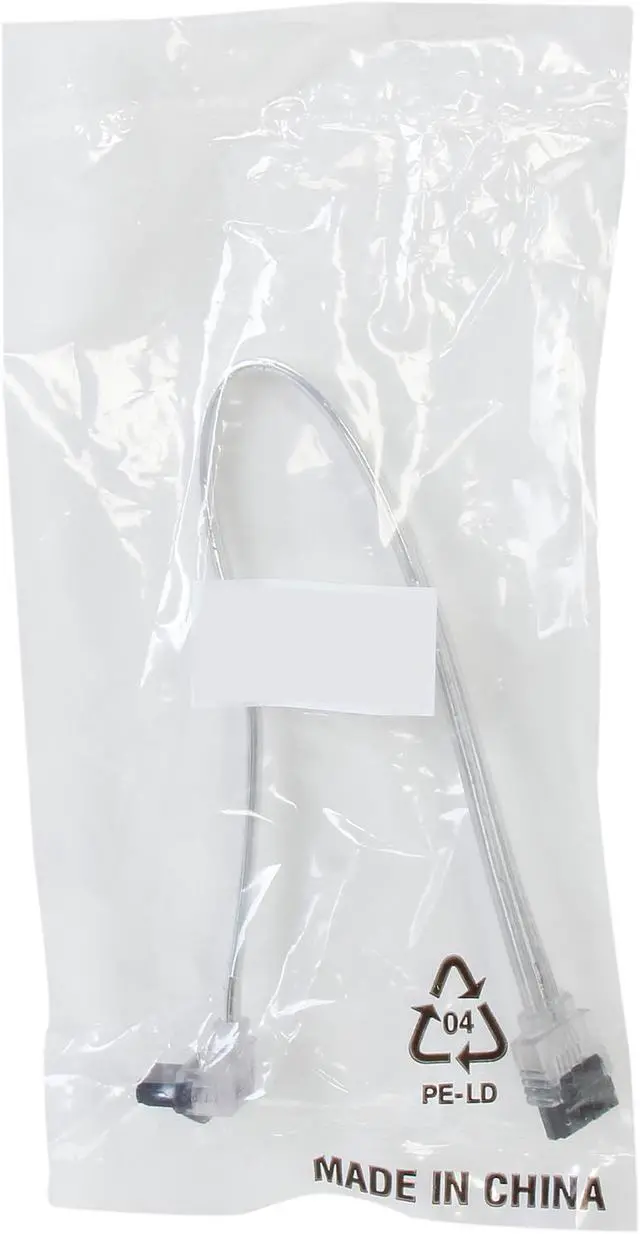 Alt view image 3 of 3 - Nippon Labs SATA3L0.8FT-90/180SL 0.8 ft. SATA III Cable w/ Locking Latch (90 degree to 180 degree) 0.8 feet- OEM