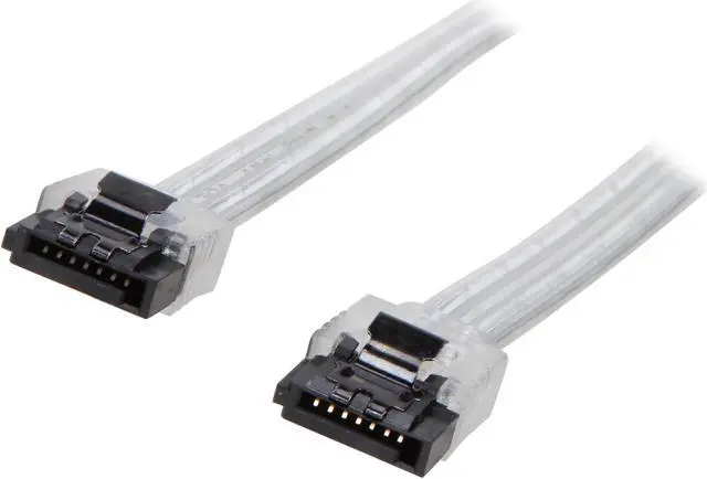 Main image of Nippon Labs SATA3L-1.5FT-SL 9.6" SATA III Male to Male Latching Cable, Silver - OEM