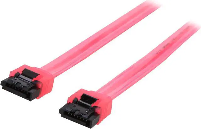 Main image of Nippon Labs SATA3L-2FT-RD 2 ft. SATA III Cable w/ Locking Latch 2 feet - OEM