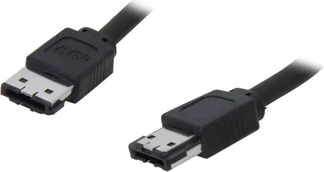 Main image of Nippon Labs ESATA3-EXS-3-llBK 3 ft. eSATA III(Type I) Male to Male Cable, Black - OEM