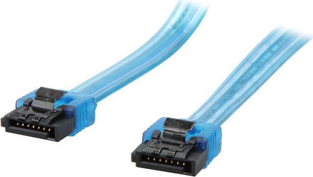 Main image of Nippon Labs 1.5ft SATA3L-1.5FT-BU 1.5 ft. (1.5 ft.) 6.0Gbit/s SATA-III Cable w/Locking Latch Blue 1.5 feet- OEM