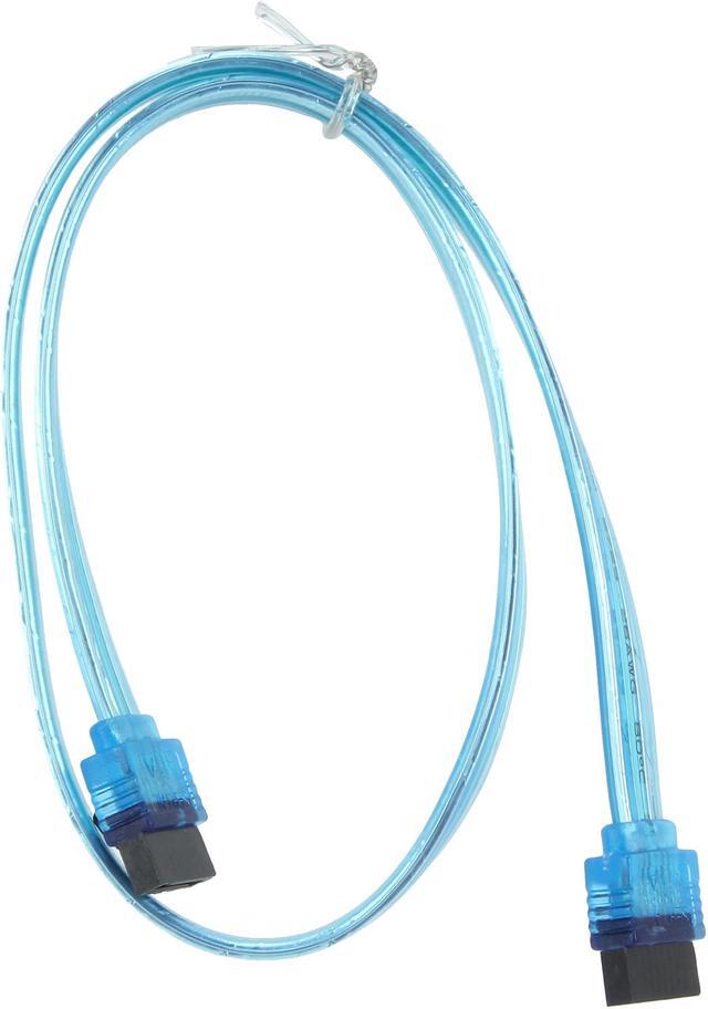 Alt view image 2 of 3 - Nippon Labs 1.5ft SATA3L-1.5FT-BU 1.5 ft. (1.5 ft.) 6.0Gbit/s SATA-III Cable w/Locking Latch Blue 1.5 feet- OEM