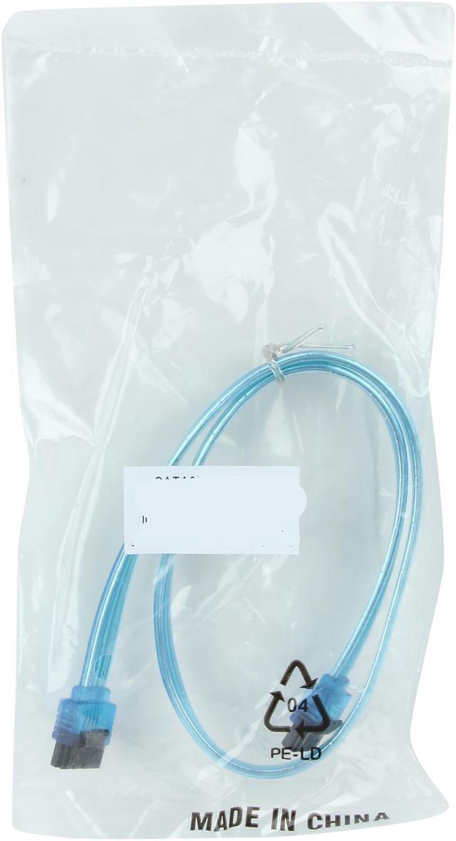 Alt view image 3 of 3 - Nippon Labs 1.5ft SATA3L-1.5FT-BU 1.5 ft. (1.5 ft.) 6.0Gbit/s SATA-III Cable w/Locking Latch Blue 1.5 feet- OEM