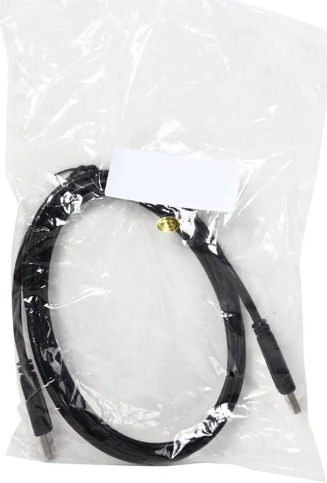Alt view image 3 of 3 - Nippon Labs USB3-6MM-BK 6 ft. Black USB 3.0 A Male to A Male Cable