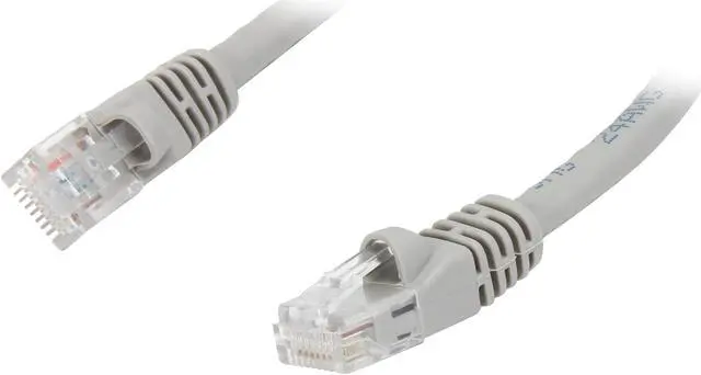 Main image of Nippon Labs CAT6MB-14GY 14 ft. CAT 6 UTP Injection Molded Boot Patch Ethernet Cable, Gray - OEM