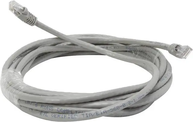 Alt view image 2 of 3 - Nippon Labs CAT6MB-14GY 14 ft. CAT 6 UTP Injection Molded Boot Patch Ethernet Cable, Gray - OEM
