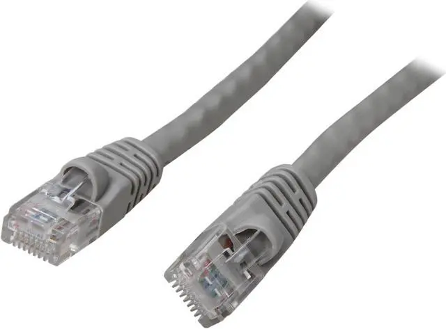Main image of Nippon Labs CAT6MB-25GY 25 ft. CAT 6 UTP Injection Molded Boot Patch Ethernet Cable, Gray - OEM