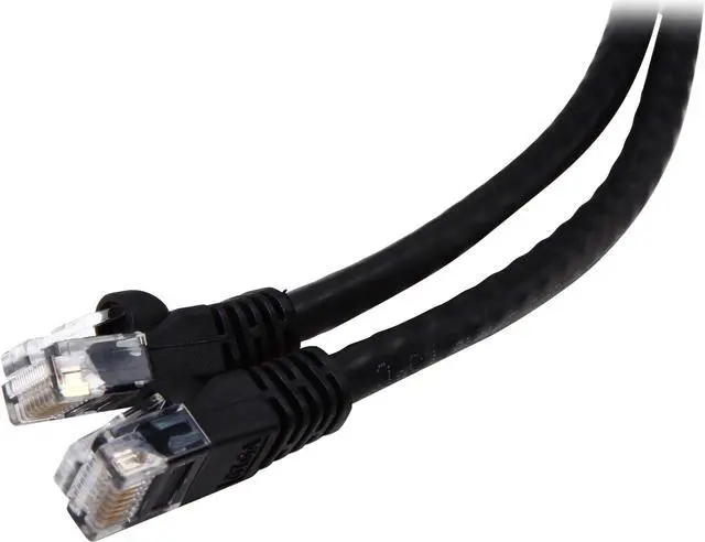 Main image of Nippon Labs CAT6MB-75BK 75 ft. CAT 6 UTP Injection Molded Boot Patch Ethernet Cable, Black - OEM
