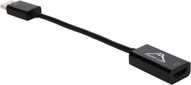 Alt view image 2 of 3 - Nippon Labs AD-DP-HDMI-EYE 6" DP1.2 to HDMI Active Adapter, 4K, Eyefinity Supports - OEM