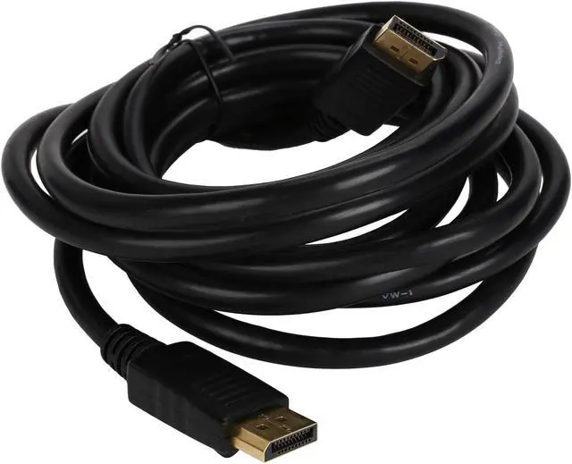 Alt view image 2 of 3 - Nippon Labs DP-10-BR2 10 ft. DP DisplayPort 1.2 HBR2 Male to Male Cable with Gold Plated Connectors, Black
