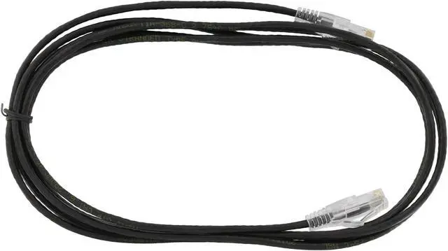 Alt view image 2 of 2 - Nippon Labs 28 AWG Snagless Ultra Slim Cat6  Ethernet Patch Cable - Network Internet Cord - RJ45, Stranded, 550Mhz, UTP, - 10ft, Black