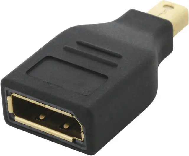 Alt view image 2 of 2 - Nippon Labs 30DP-MDP201-BK Mini DisplayPort to DisplayPort Adapter (Mini DP Male to DP Female)