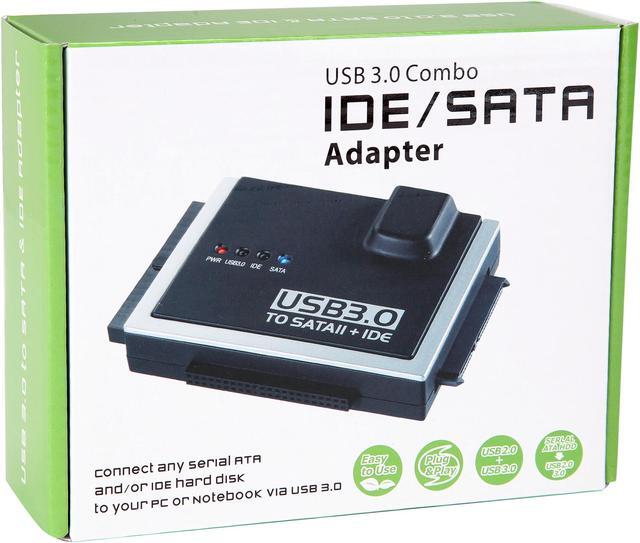 Alt view image 6 of 5 - Nippon Labs USB3-SATAIDE USB 3.0 to SATA / IDE Combo Adapter, 2.5in / 3.5in - Hard Drive USB Adapter - Hard Drive Transfer Cable - USB Universal Drive Adapter
