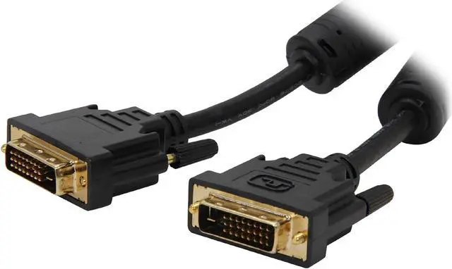 Main image of Nippon Labs DVI-10-DD-2P 10 ft. DVI-D Male to Male Cable with Digital Dual-link, Black (2-Pack)