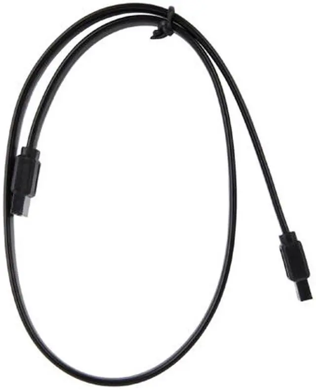 Alt view image 2 of 2 - Nippon Labs SATA3-1.5FT-BK-10P 1.5 ft. SATA III Male to Male Cable, Black - 10 Packs