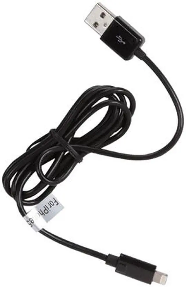 Alt view image 2 of 2 - Nippon Labs USB-LI-3BK-5P 3 ft. MFi Certified Black Apple 8-pin Lightning to USB Cable - Charge and Sync Cable - 5 Packs