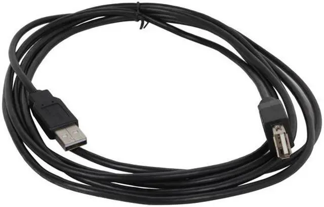Alt view image 2 of 2 - Nippon Labs USB-10-MF-BK-2P 10 ft. Black A/Male to A/Female USB Extension Cable - 2 Packs